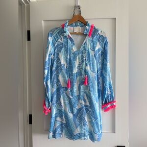 SAIL TO SABLE SIZE SMALL BEAUTIFUL TROPICAL DESIGN DRESS